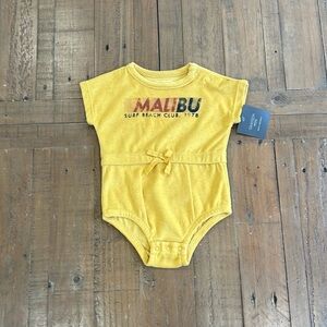 Grayson mini Terrycloth Malibu beach club romper
